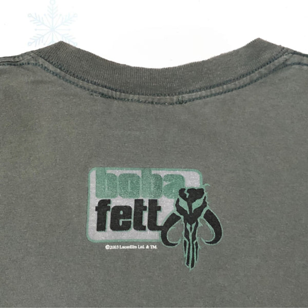 Vintage 2003 Boba Fett Star Wars Disney T-Shirt (L)