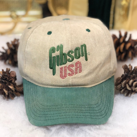 Vintage Gibson USA Guitars Strapback Hat