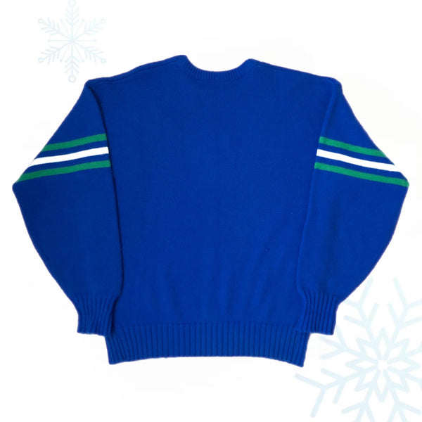 Vintage NHL Hartford Whalers Cliff Engle Knit Sweater (M/L)