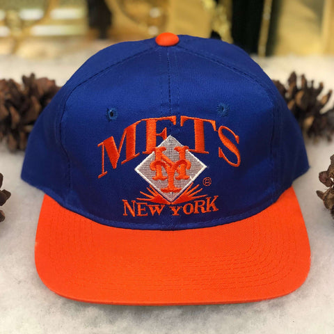 Vintage Deadstock NWOT MLB New York Mets Signatures Twill Snapback Hat