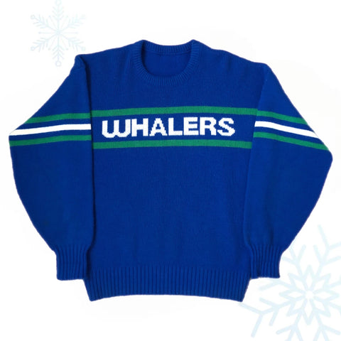 Vintage NHL Hartford Whalers Cliff Engle Knit Sweater (M/L)