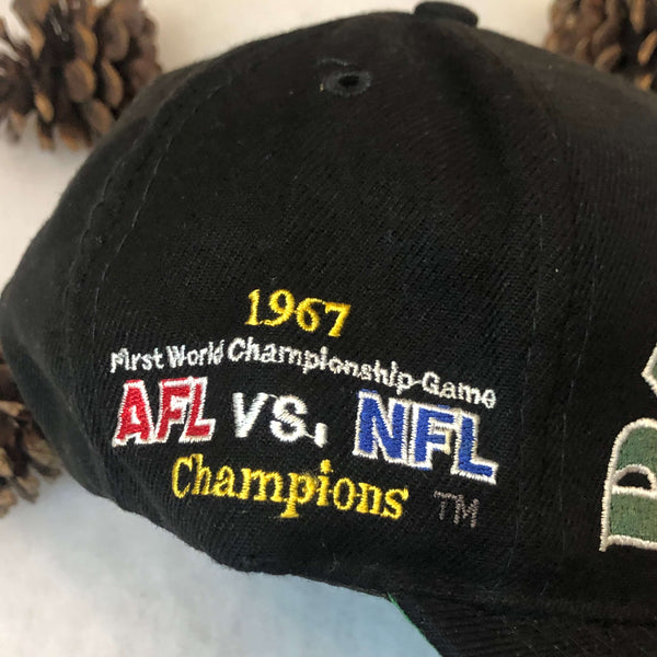 Vintage NFL Green Bay Packers Annco Championships Wool Snapback Hat