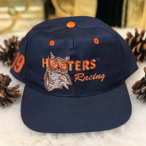 Vintage Deadstock NWOT NASCAR Hooters Racing Loy Allen Jr. Twill Snapback Hat
