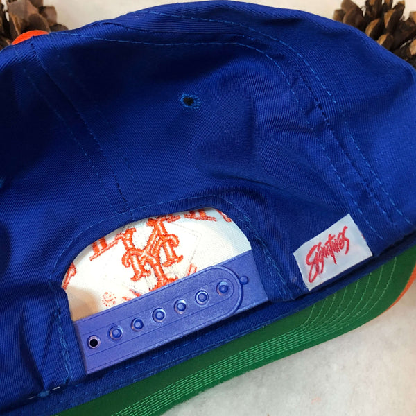 Vintage Deadstock NWOT MLB New York Mets Signatures Twill Snapback Hat