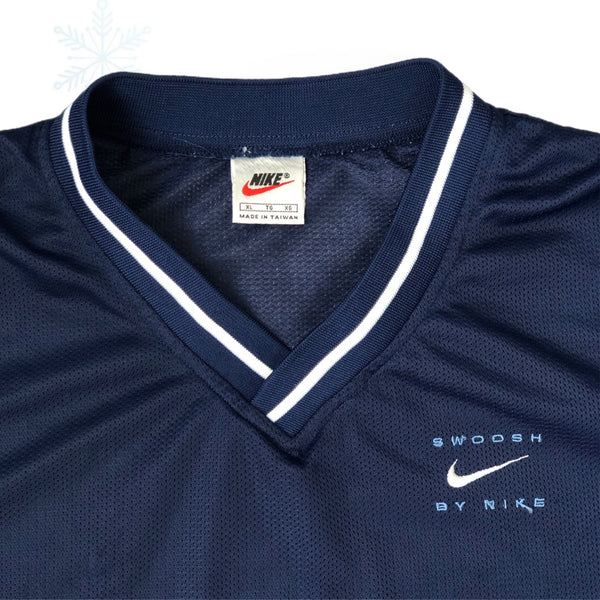 Vintage Swoosh By Nike Warmup Jersey (XL)