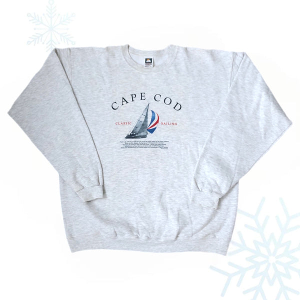 Vintage Cuffy's Cape Cod Classic Sailing Crewneck Sweatshirt (XL)