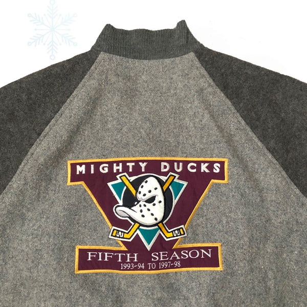 Vintage 1997-98 NHL Anaheim Mighty Ducks 5th Anniversary Jacket (L)