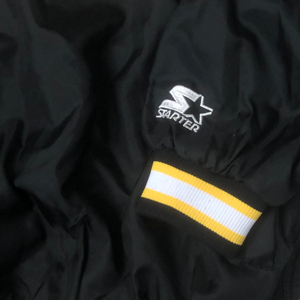 Vintage NHL Pittsburgh Penguins Starter Vneck Pullover Windbreaker Jacket (XL)