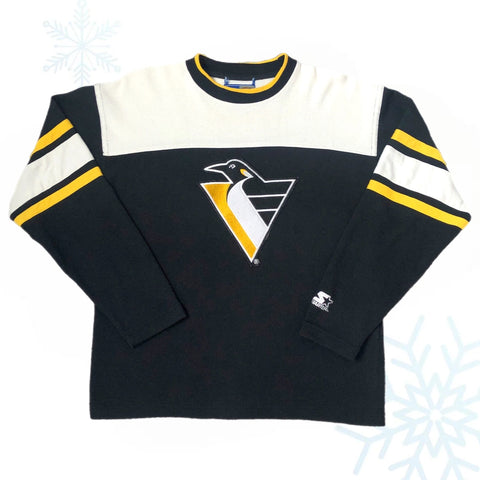 Vintage NHL Pittsburgh Penguins Starter Crewneck Sweatshirt (L)