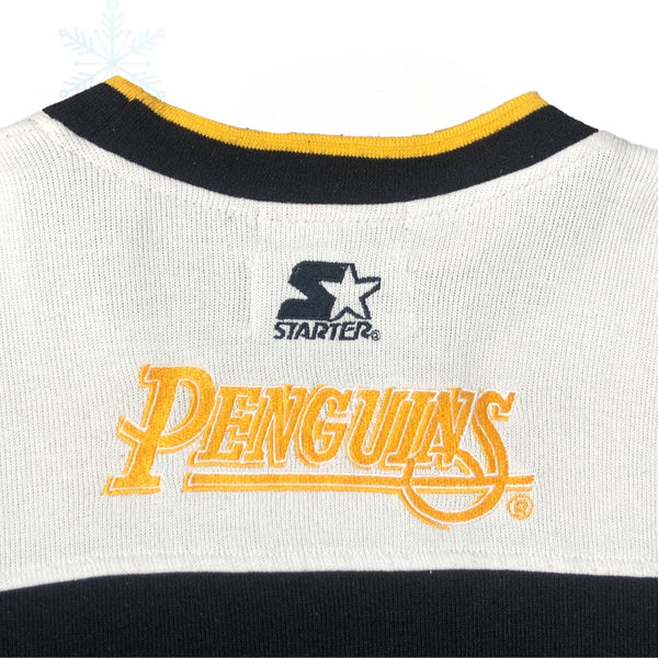 Vintage NHL Pittsburgh Penguins Starter Crewneck Sweatshirt (L)