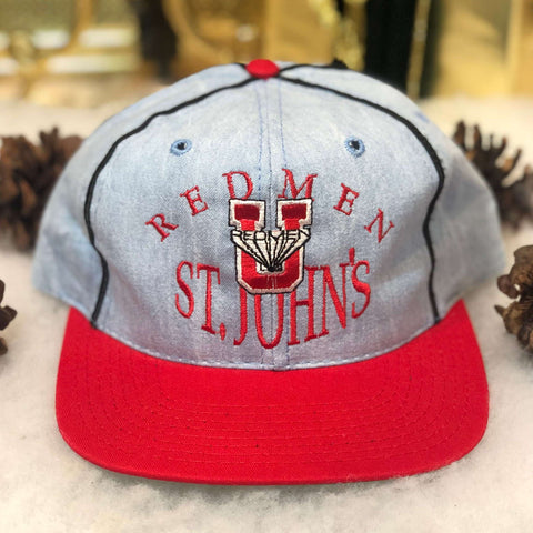 Vintage Deadstock NWOT NCAA St. John's Redmen The Game Snapback Hat