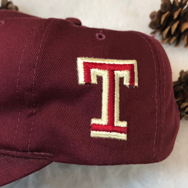 Vintage NCAA Temple Owls Yupoong Snapback Hat *BROKEN SNAPS*