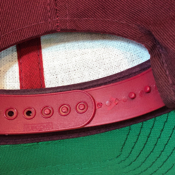 Vintage NCAA Temple Owls Yupoong Snapback Hat *BROKEN SNAPS*