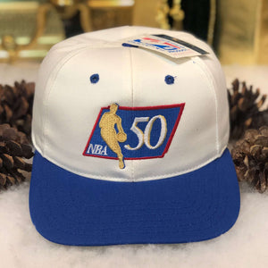 Vintage Deadstock NWT 1996 NBA 50th Anniversary Twins Enterprise Snapback Hat