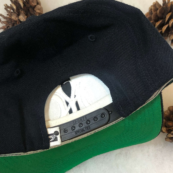 Vintage MLB New York Yankees Sports Specialties Plain Logo Wool Snapback Hat