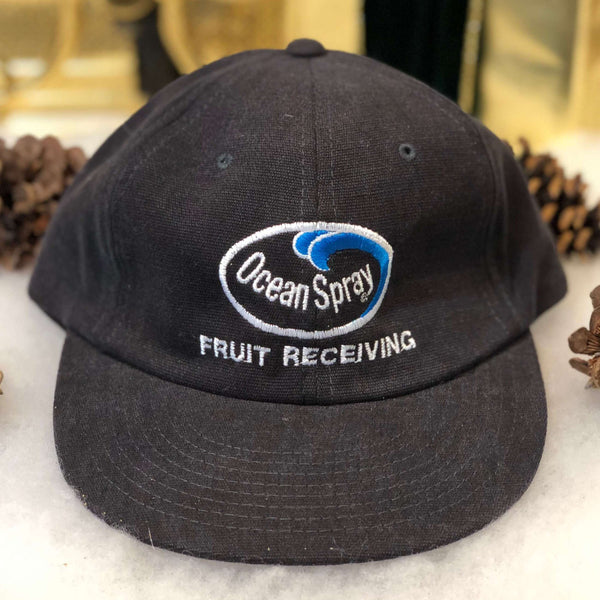 Vintage Ocean Spray Drink Fruit Receiving Yupoong Strapback Hat