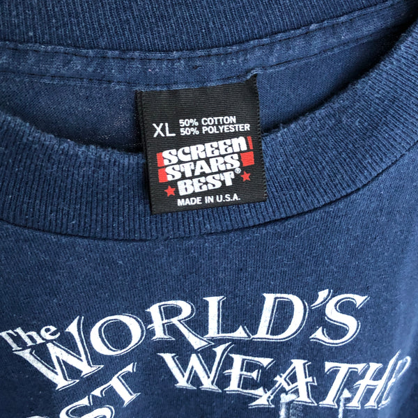 Vintage "The World's Worst Weather" Mount Washington New Hampshire T-Shirt (XL)