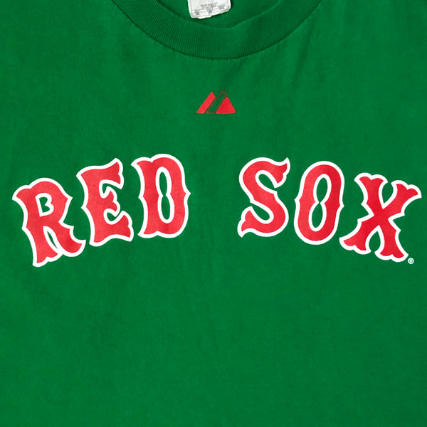 MLB Boston Red Sox David Ortiz St. Patrick's Day Jersey T-Shirt (XXL)