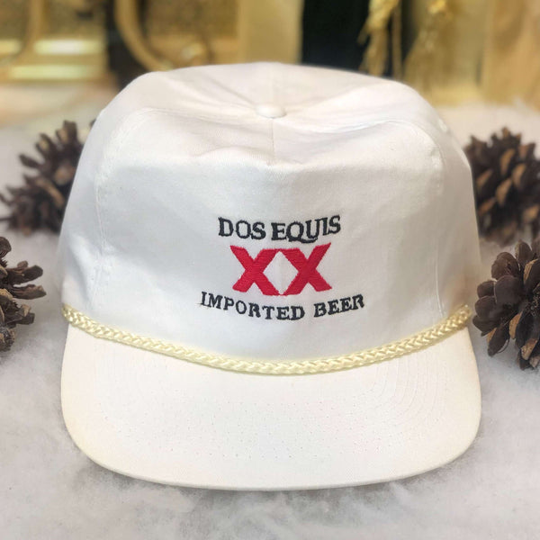 Vintage Dos Equis Imported Beer Twill Snapback Hat