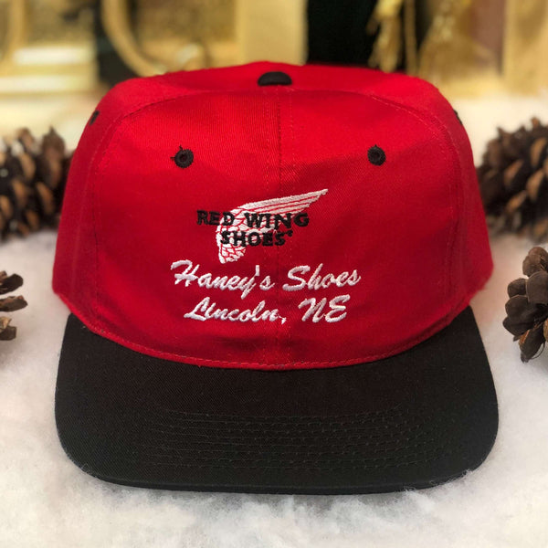 Vintage Red Wing Shoes Honey's Shoes Lincoln Nebraska Twill Snapback Hat