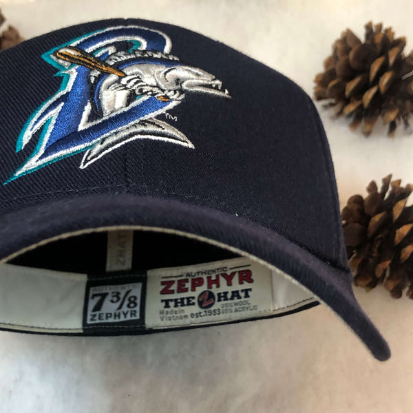 MiLB Bridgeport Bluefish Zephyr Fitted Hat 7 3/8