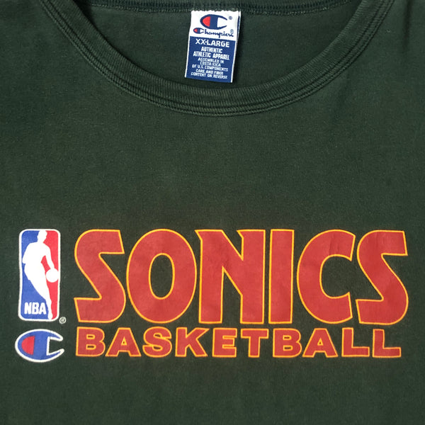 Vintage NBA Seattle Supersonics Champion T-Shirt (XXL)