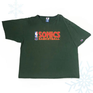 Vintage NBA Seattle Supersonics Champion T-Shirt (XXL)