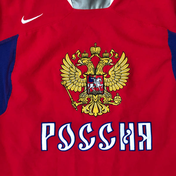 Russia Olympics Hockey Nike Jersey (L)