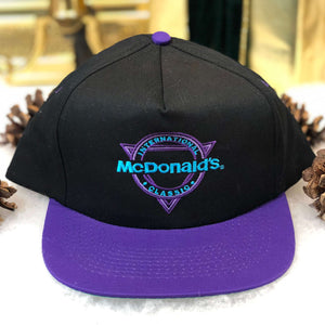 Vintage Deadstock NWOT McDonald's International Classic KC Twill Snapback Hat