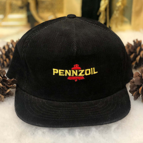 Vintage Deadstock NWOT Pennzoil Corduroy Snapback Hat