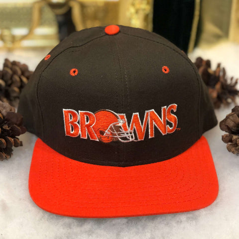Vintage Deadstock NWOT NFL Cleveland Browns New Era Wool Snapback Hat
