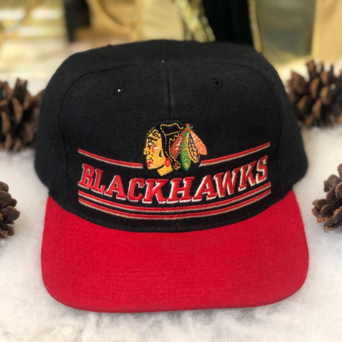 Vintage NHL Chicago Blackhawks Starter Wool Snapback Hat