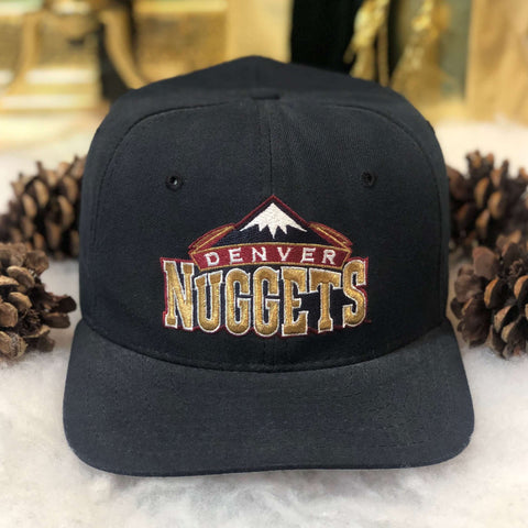 Vintage NBA Denver Nuggets New Era Wool Snapback Hat