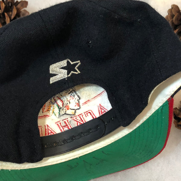Vintage NHL Chicago Blackhawks Starter Wool Snapback Hat
