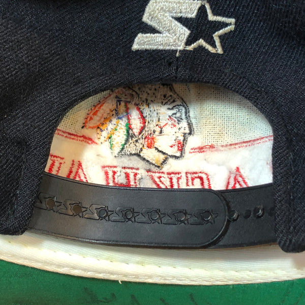 Vintage NHL Chicago Blackhawks Starter Wool Snapback Hat