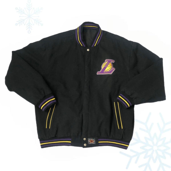 NBA Los Angeles Lakers Jeff Hamilton Reversible Jacket (XL)