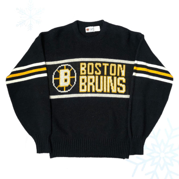 Vintage NHL Boston Bruins Cliff Engle Knit Sweater (M/L)