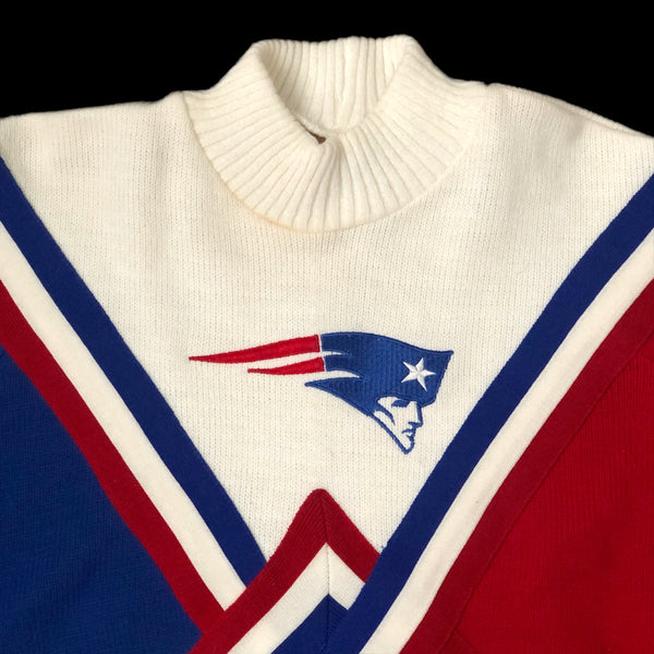 Vintage NFL New England Patriots Cheerleader Uniform Top Sweater