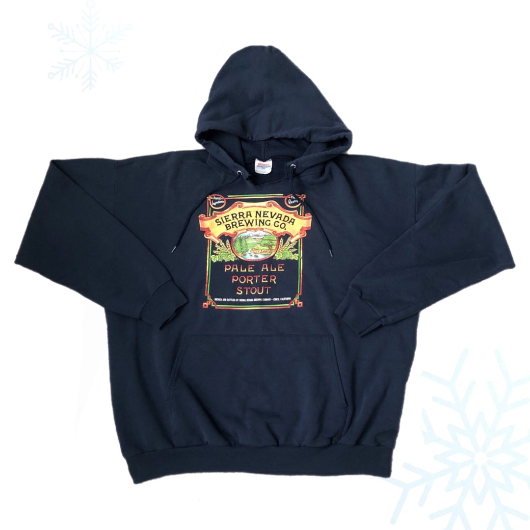 Vintage Sierra Nevada Brewing Co. Pale Ale Porter Stout Hoodie Sweatshirt (XXL)