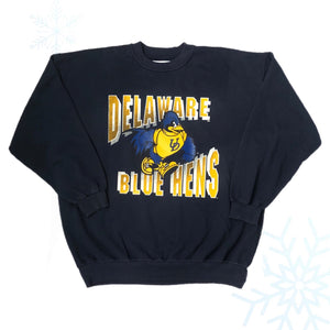 Vintage NCAA Delaware Blue Hens Dodger Crewneck Sweatshirt (XL)
