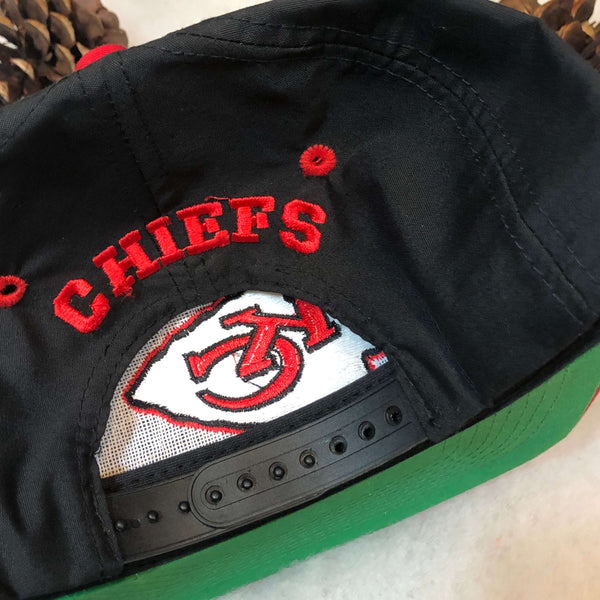 Vintage Deadstock NWOT NFL Kansas City Chiefs Competitor S/M Twill Snapback Hat
