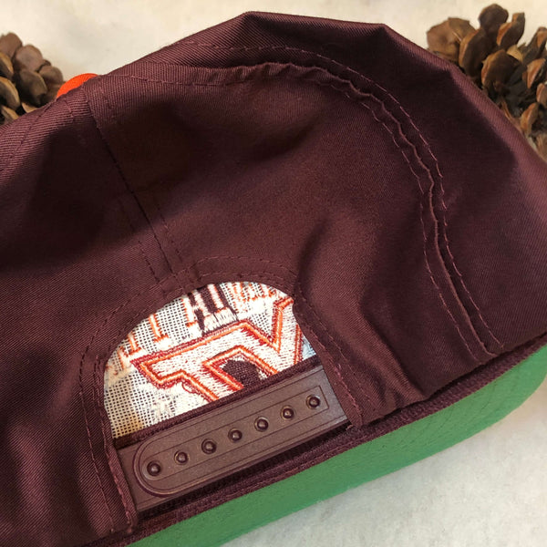 Vintage Deadstock NWOT NCAA Virginia Tech Hokies Super Stars Twill Snapback Hat
