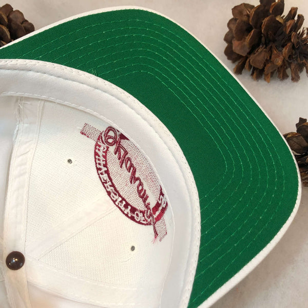 Vintage Deadstock NWOT NCAA Oklahoma Sooners The Game Circle Logo Twill Snapback Hat