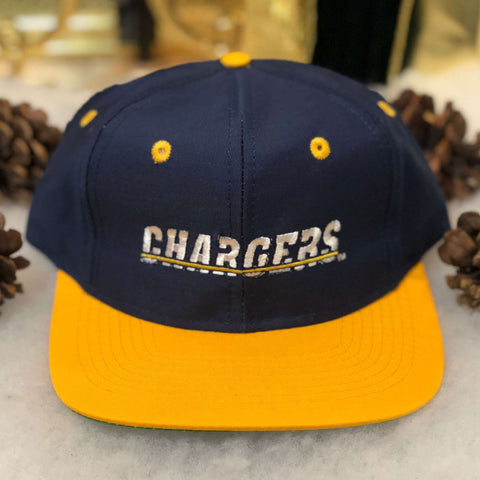 Vintage Deadstock NWOT NFL San Diego Chargers Competitor S/M Twill Snapback Hat