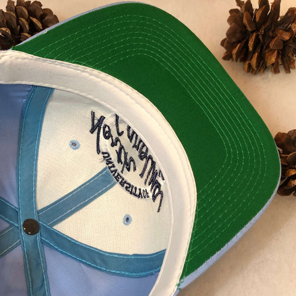Vintage NCAA UNC North Carolina Tar Heels The Game Circle Logo Twill Snapback Hat