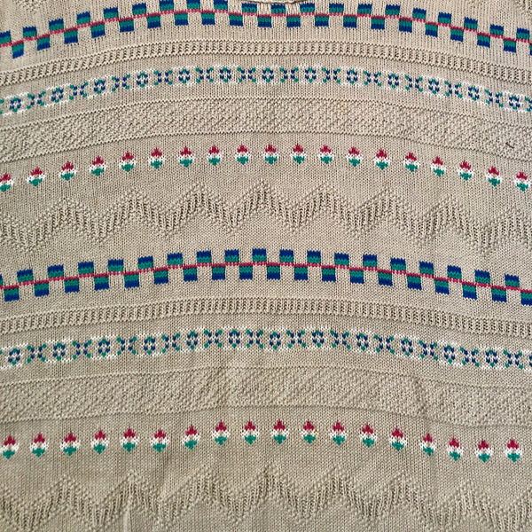 Vintage 417 by Van Heusen Made In USA Knit Sweater (XL)