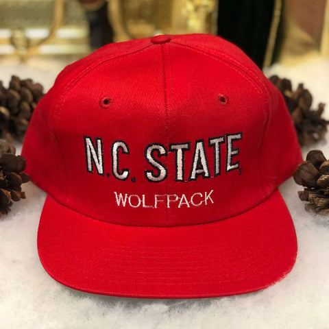 Vintage Deadstock NWOT NCAA N.C. State Wolfpack Twins Enterprise Twill Snapback Hat
