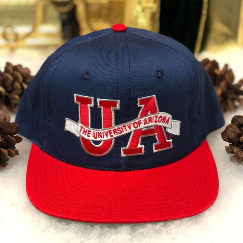 Vintage Deadstock NWOT NCAA Arizona Wildcats P Cap Wool Snapback Hat