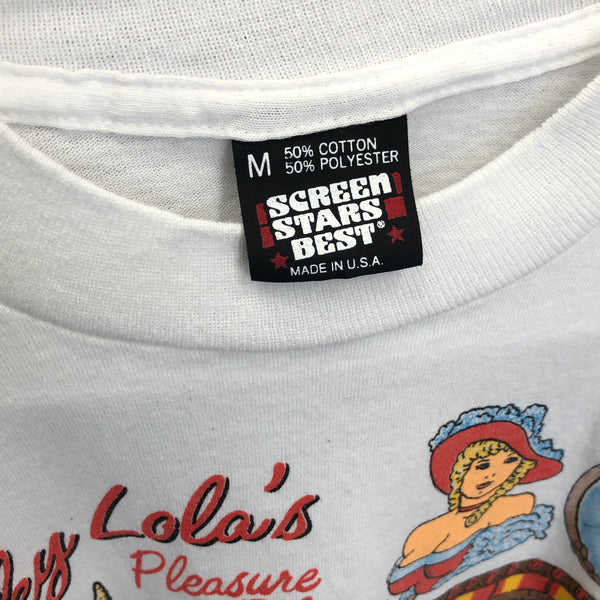 Vintage Lucky Lola's Pleasure Palace Cripple Creek Colorado Graphic T-Shirt (M)