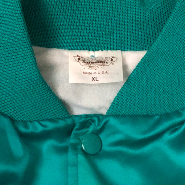 Vintage Travel America Orlando Satin Bomber Jacket (XL)
